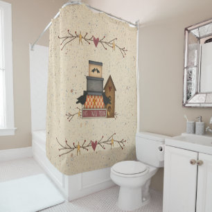 De Ducha Primitive Faith Family Friends Shower Cortina
