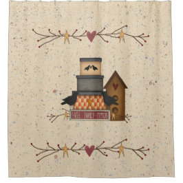 De Ducha Primitive Faith Family Friends Shower Cortina