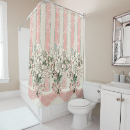 De Ducha Rococo Bath Accessories Shower Cortina Bouquet