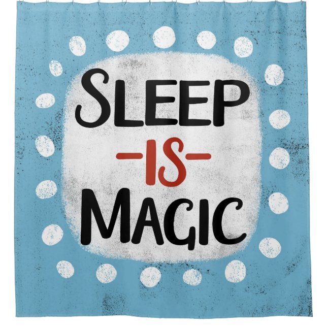 De Ducha Sleep Is Magic Shower Cortina (Anverso)