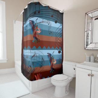 De Ducha Southwest Kokopelli Music 2 Shower Cortina