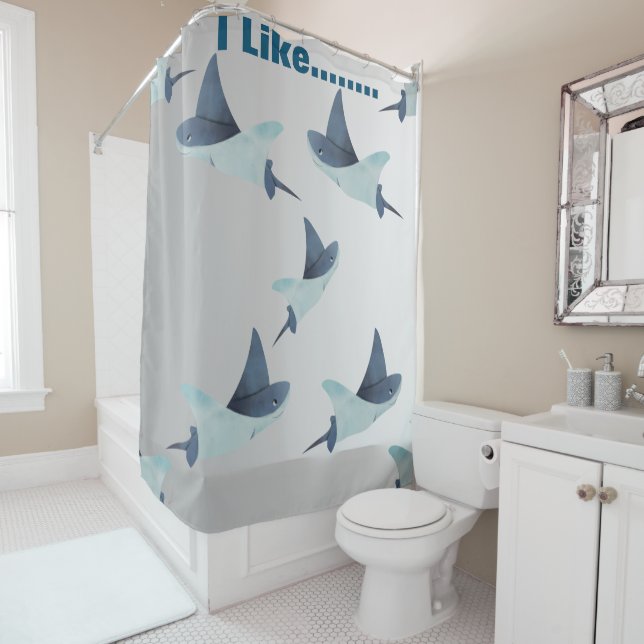 De Ducha Stingray Ocean Adventure Shower Cortina (In situ)