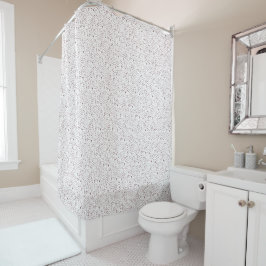 De Ducha Wine Confetti Watercolor Dots Shower Cortina