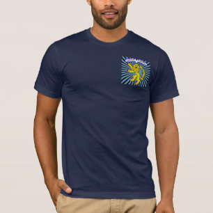 De Escocia camiseta desenfrenada del símbolo del