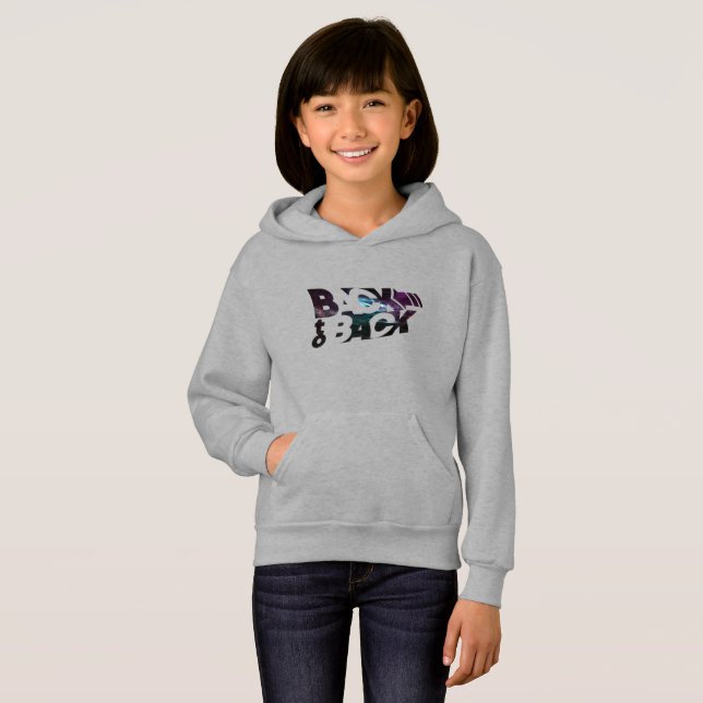 De espaldas | Sudadera con capucha para niños (Anverso completo)
