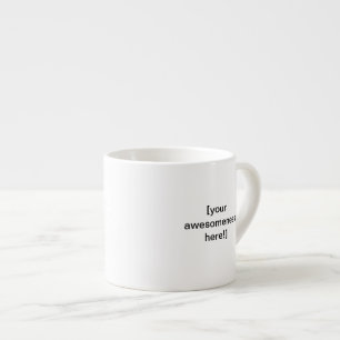 De Espresso ¡Cree su propia taza grande impresionante del caf