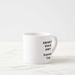De Espresso Diseñe su propia taza del café express - blanco