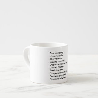 De Espresso ¡EXTERNALIZADO - esta taza tiene un mensaje