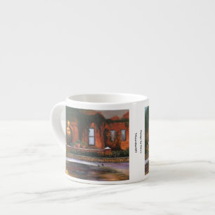 De Espresso La "tarde florece" la taza del café express