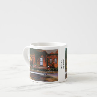 De Espresso La "tarde florece" la taza del café express