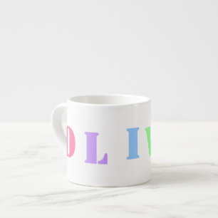 De Espresso La taza del niño CONOCIDO personalizado