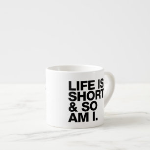 De Espresso La vida es corta y así que es yo taza divertida