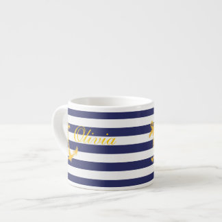 De Espresso Taza elegante náutica del café express