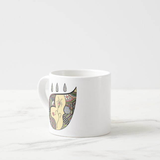 De Espresso Taza especial A Flower Within (Izquierda)