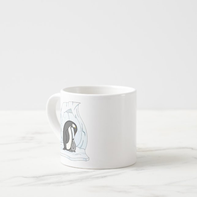 De Espresso Taza especial Davin y Annie los pingüinos (Izquierda)