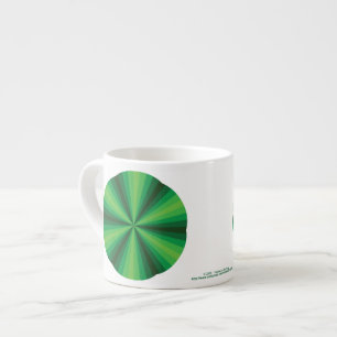 De Espresso Taza Especialidad Verde Ilusión Óptica