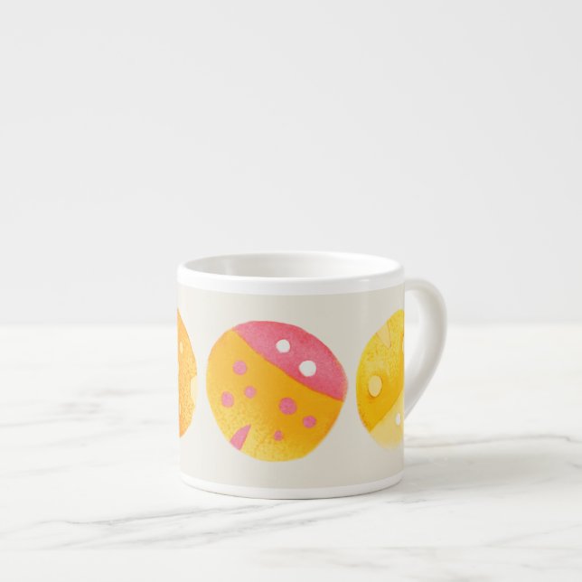 De Espresso Taza manchada del café express del insecto (Derecha)