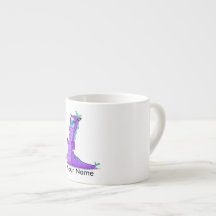 Taza personalizada del café express con "L"