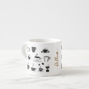De Espresso Taza personalizada para amantes del café, taza peq