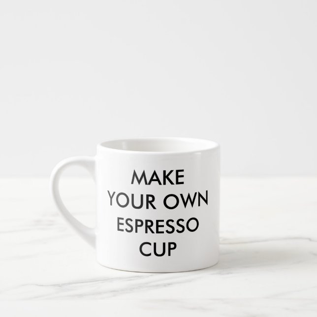 De Espresso Taza personalizada personalizado 6oz. del café (Izquierda)