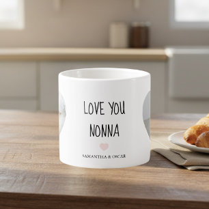 De Espresso Taza Personalizada «Te Quiero Nonna»   Regalo Pers