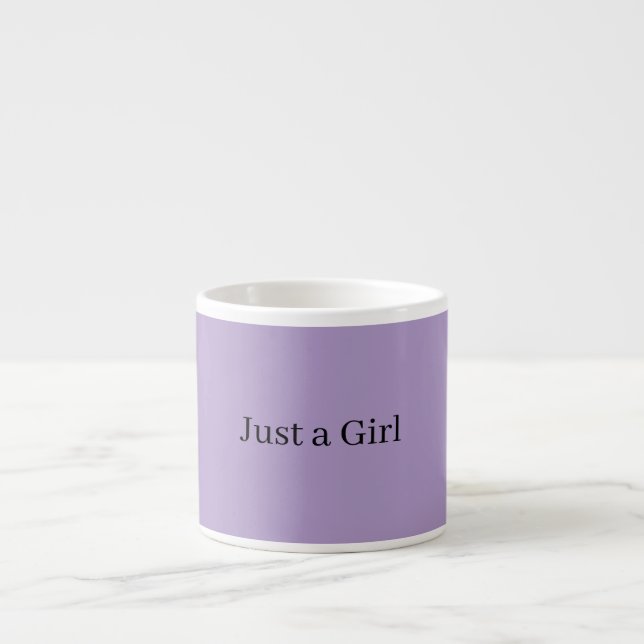 De Espresso taza solo una chica (Frente)