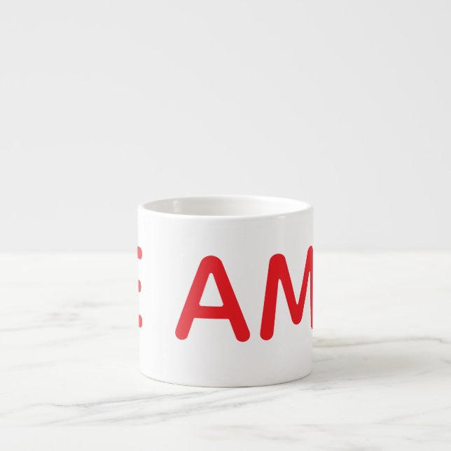 De Espresso Taza TE AMO (Frente)