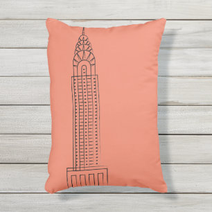 De Exterior Art déco Chrysler que construye el Cojín