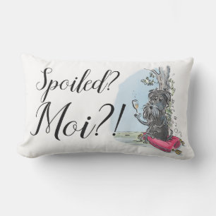 De Exterior Cojín decorativo Schnauzer especial empañado