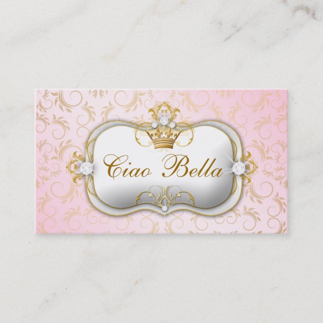De Fidelización 311 Tarjeta Ciao Bella Golden Divine Pink Punch (Anverso)