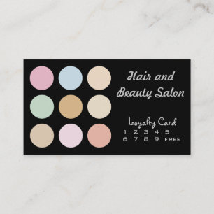 De Fidelización colores en colores pastel finos modernos - tarjeta