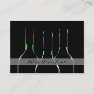 De Fidelización Tarjeta Guay Black Modern Wine Bottle Photo Punch