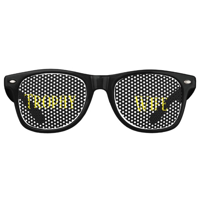 De Fiesta Retro Esposa Trofeo Guay Shades Gafas Fiestas (Anverso)