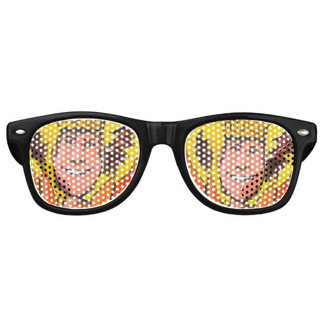 De Fiesta Retro Gafas del Señor Jor-Dan (Anverso)