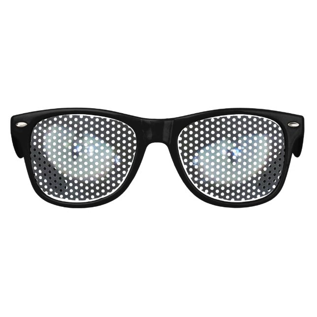 De Fiesta Retro Gafas fiestas - Ojos gatos (Anverso)