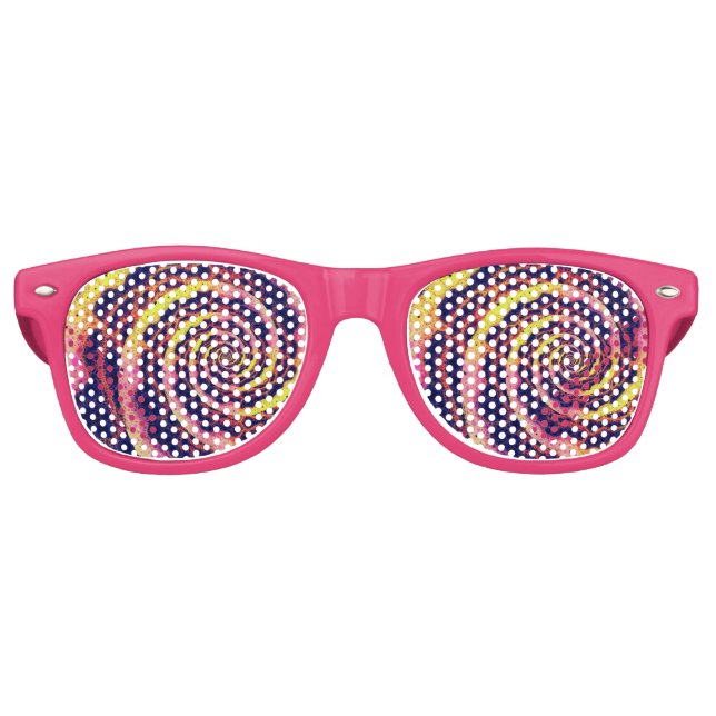 De Fiesta Retro Gafas Fiestas Raspberry Lemonade Vortex (Anverso)