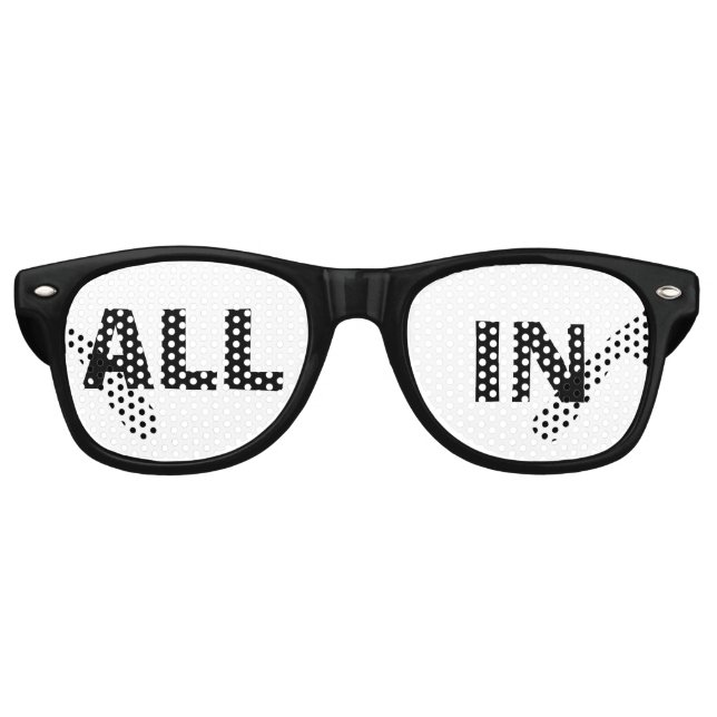 De Fiesta Retro Gafas Todo Incluido (Anverso)