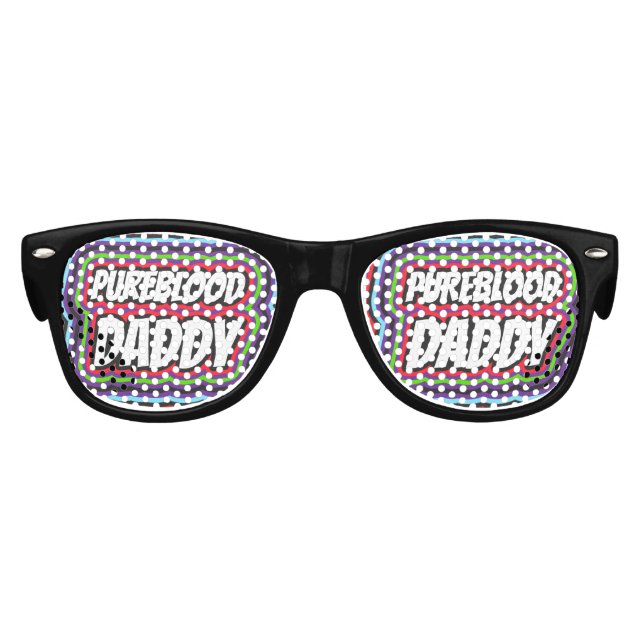 DE FIESTA RETRO ¡PUREBLOOD DADDY DAD SOLUCIONA GAFAS DIVERTIDAS! (Anverso)
