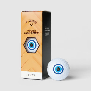 De Golf Evil Eye Blue Mati personalizado monograma pelotas
