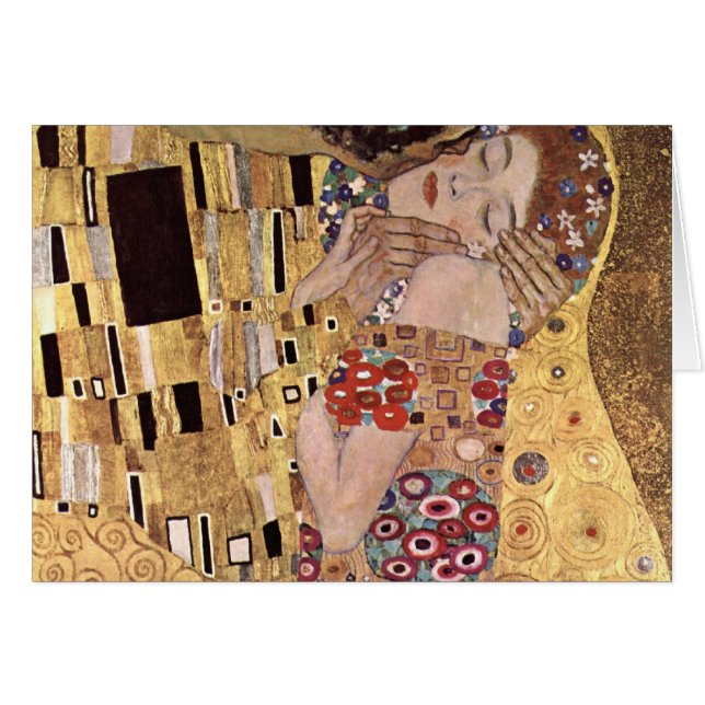 ~ de Gustavo Klimt el beso (Anverso (Horizontal))