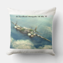 de Havilland Mosquito FB Mk. VI COJÍN DECORATIVO