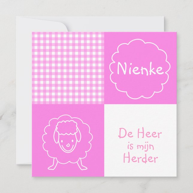 De Heer is mijn Herder, meisje. (Anverso)