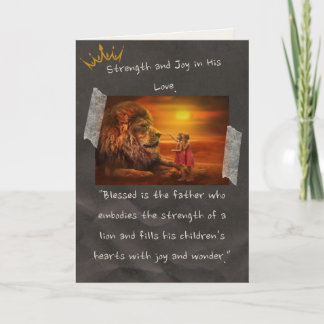 De Hija a Papá, Tarjeta del Día del Padre de 5" x 