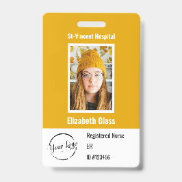 De Identificación Tarjeta fotográfica editable para Personalizados e