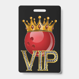 De Identificación Tarjeta Lanyard VIP BOWLING