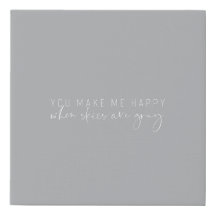 Cuando los cielos son lienzo gris - Gris