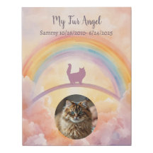 Lienzo conmemorativo para mascotas gato persa – Mi