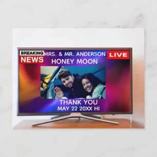 De Invitación Foto creativa gracias a postal