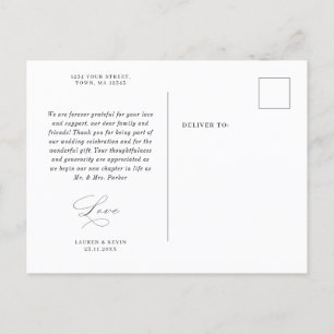 De Invitación Minimalista clásico simple postal