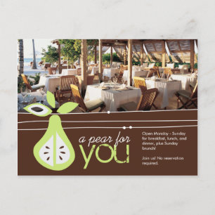 De Invitación Pear por tu postal